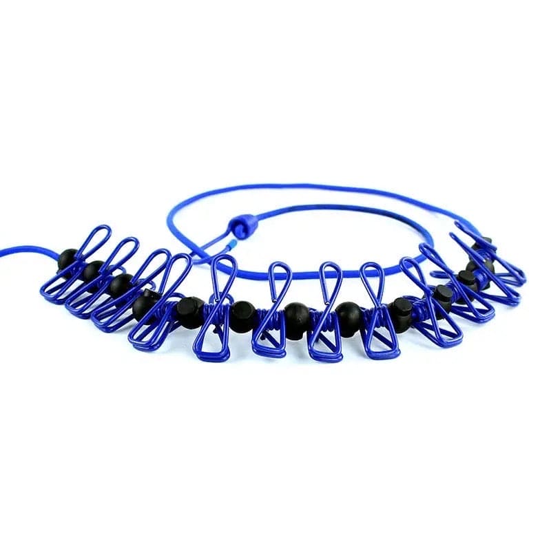 12 Clips Elastic Laundry Rope, Portable Multifunctional Drying Clips, Garden Windproof Clothesline With Clips, Portable Stretchable Line, Traveling Hanger Elastic Rope, Adjustable Laundry Clothesline, Windproof Stretch Drying Rack 12 Clips Elastic Laundry Rope, Portable Multifunctional Drying Clips, Garden Windproof Clothesline With Clips, Portable Stretchable Line, Traveling Hanger Elastic Rope, Adjustable Laundry Clothesline, Windproof Stretch Drying Rack